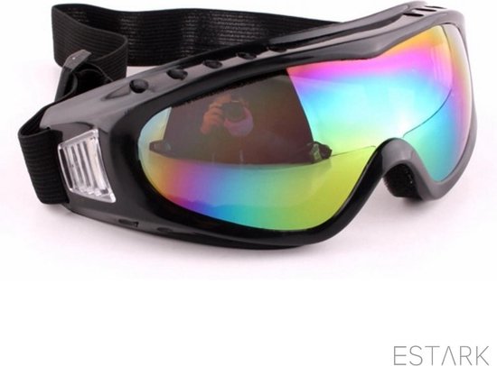 ESTARK® Skibril Kind - Kinder Skibril Ecostare - Multicolor - One Size Zwart - Unisex Pro Ski Bril - Junior Kids Skibril - Kinderskibril - Snowboard Bril - Pro Skribril