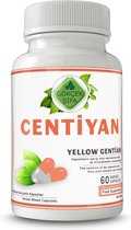 Yellow Gentian - Gele Gentiaan Extract Capsule - 60 Capsules - Voor Spijsverteringsstoornissen - 1 CAPSULE 1000 MG EXTRACT - 60.000 mg Kruidenextract - Geen Toevoegingen - Beste Kwaliteit