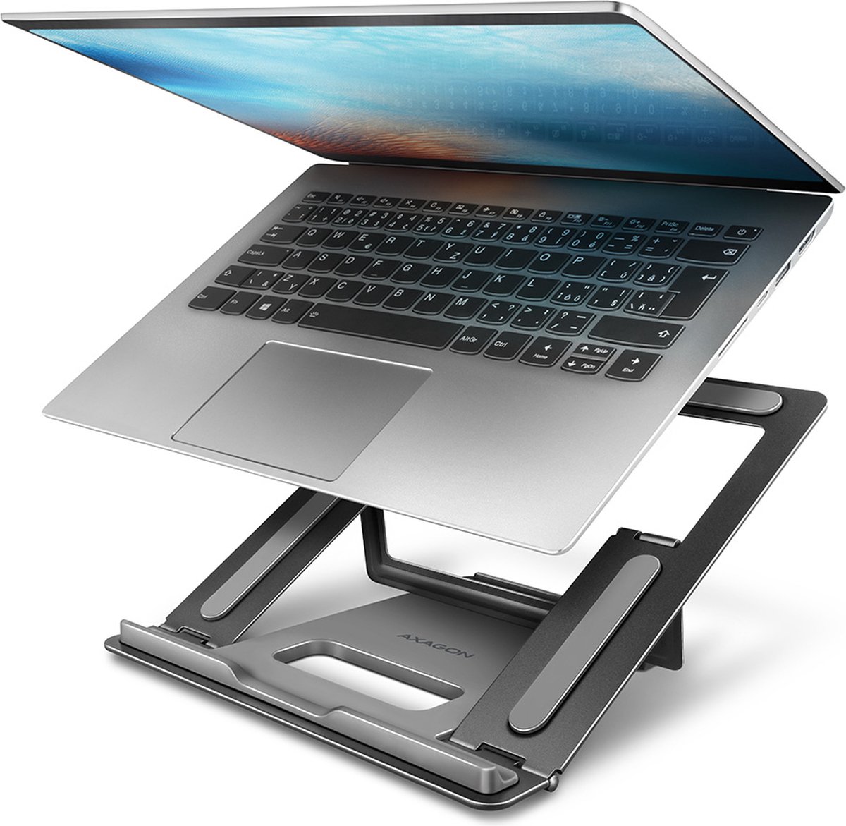 AXAGON STND-L ALU stand for 10 - 16 laptops, 4 adjustable angles
