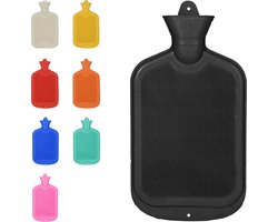 Warmtekruik | Kruik | Warmwaterkruik | Rubber | 2 liter | Zwart | Able & Borret