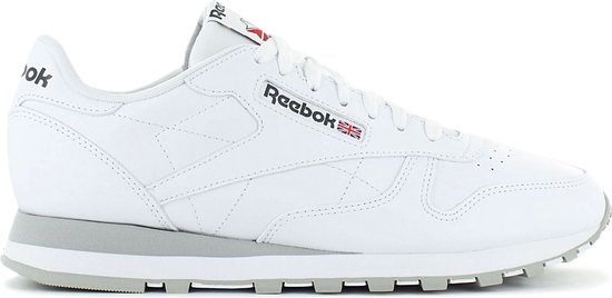 Reebok Classic Leather CL LTHR - Baskets pour femmes Chaussures de sport Chaussures pour femmes Cuir Wit GY3558 - Taille EU 42 UK 8