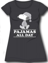 Peanuts Snoopy dames nachthemd "Pajamas all day", maat XL