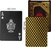 Afbeelding van het spelletje Plastic Pokerkaarten Zwart/Goud
