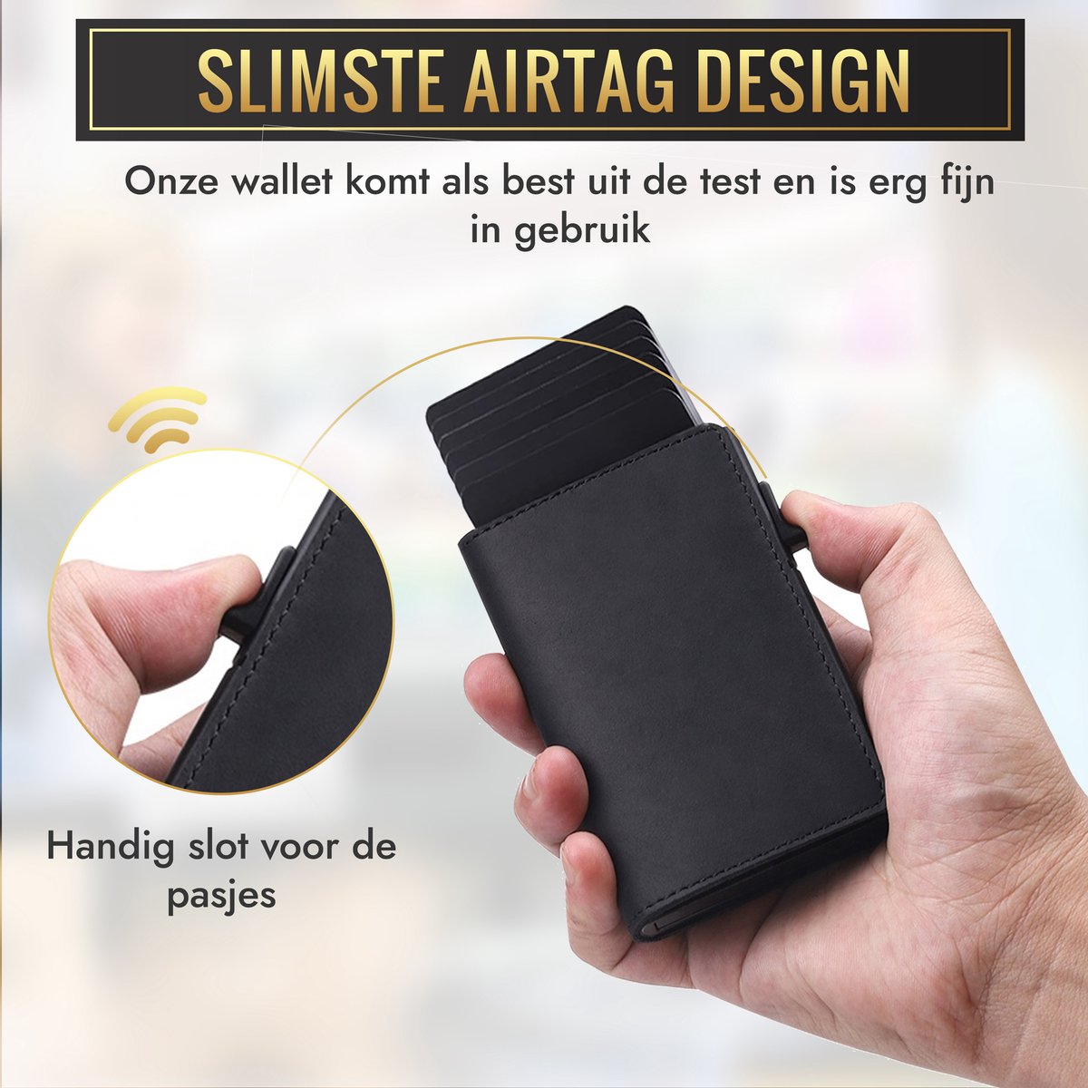 Flap Boy XL AirTag Magic Wallet mit Münzfach Vegan – Jaimie Jacobs