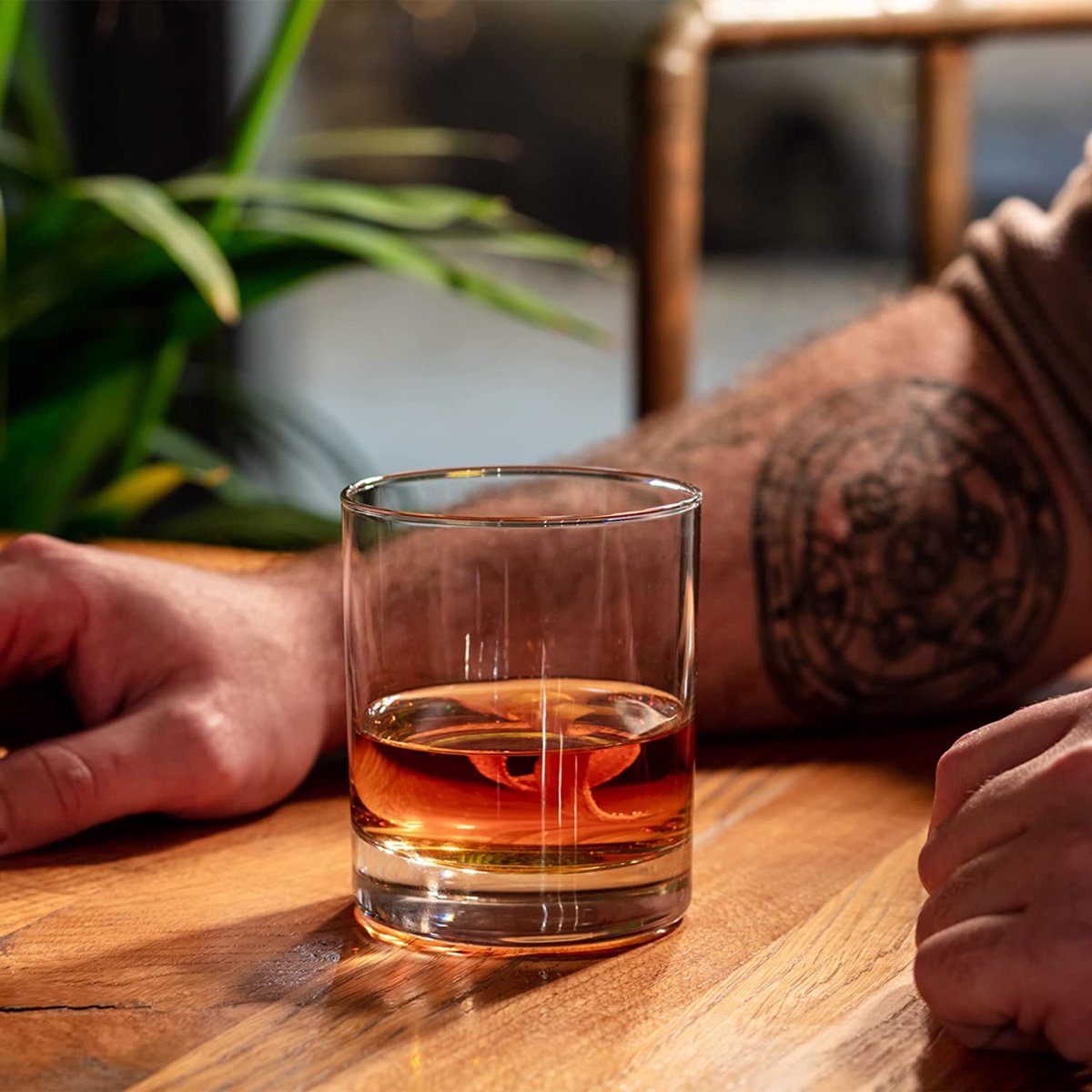 KROSNO | Whisky Glazen | Set van 6 - 300 ml | Loodvrij kristalglas | Blended Collectie | Perfect voor Thuis, Restaurants en Feesten | Vaatwasser Bestendig – foto 3