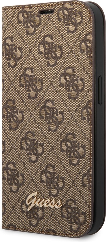 Guess iPhone 17 Backcover hoesje - Magsafe PU Leather - 4G Classic Logo