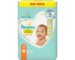 Pampers Premium Protection Luiers - Maat 3 - Big Pack - 68 luiers