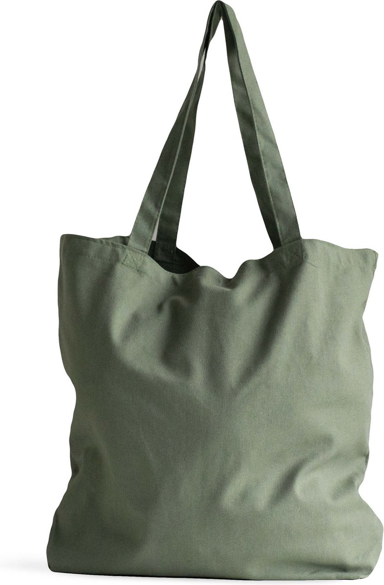 10x canvas strandtas Groen