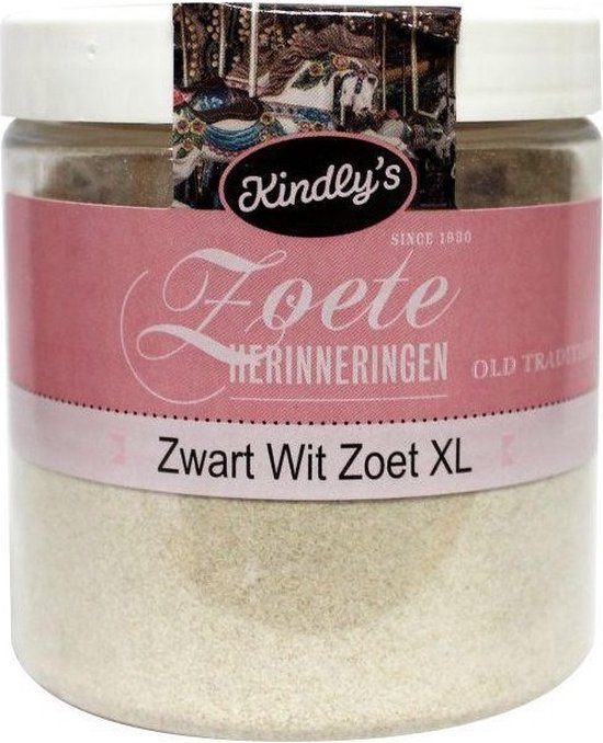 Kindy's Zwart Wit Zoet XL | 150 gram | Snoep