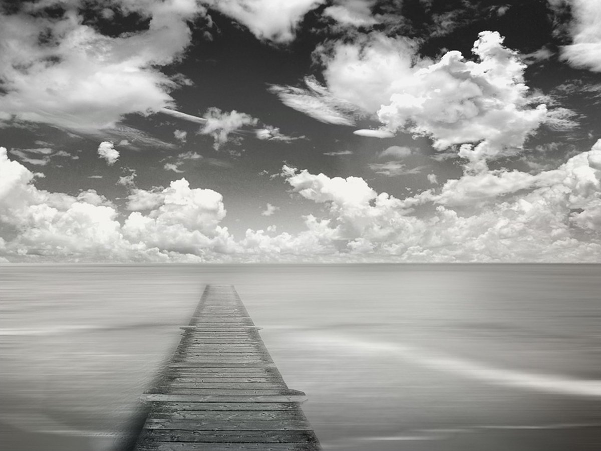 Fotobehang - Weg naar de vrijheid.