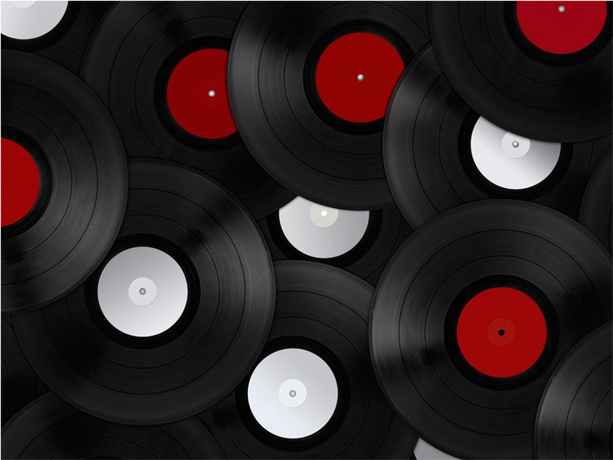 Fotobehang - Vinylproducten: Retro.