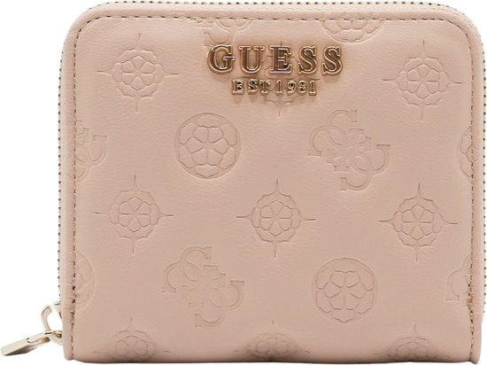 Portefeuille Femme Guess SLG Small Zip Around - Pale Rose | bol.