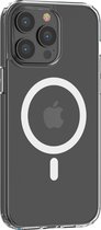 Coque adaptée pour Apple iPhone 14 Pro Max - Coque Devia avec Ring magnétique et fonction de charge - Coque arrière transparente - Transparent