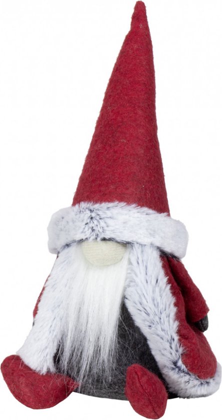 Peluche de Noël bleu gnome scandinave moyenne taille
