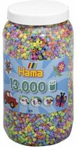 Hama Strijkkralen Ton Met 13000 Stuks Pastel