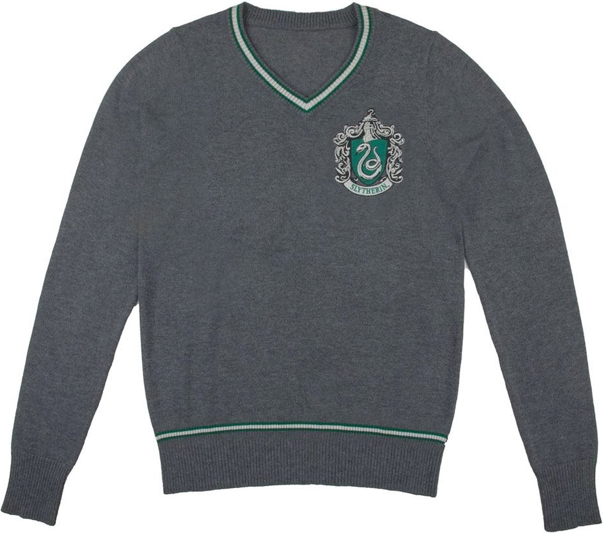 Harry Potter Gebreide trui -XS- Slytherin Grijs