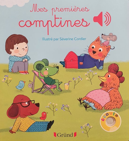 LIVRE MUSICAL - MES COMPTINES D'ANIMAUX