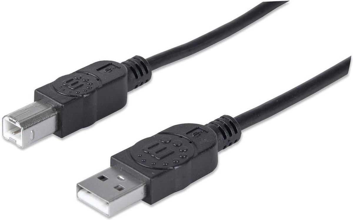 Manhattan USB 2.0 A Male naar USB 2.0 B Male - 1.8 m