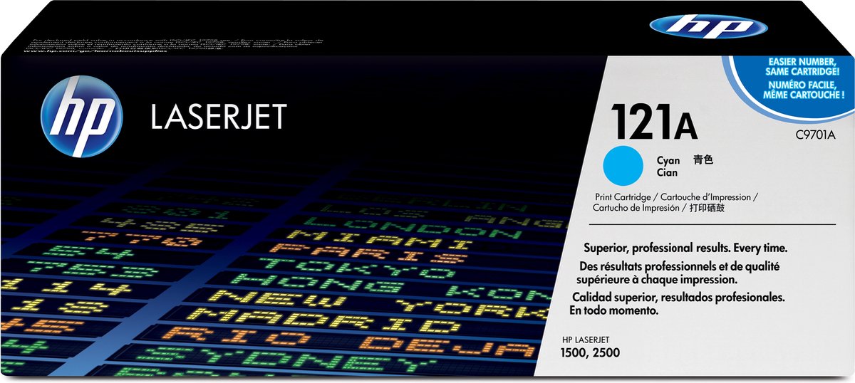 HP C9701A - Tonercartridge / Cyaan