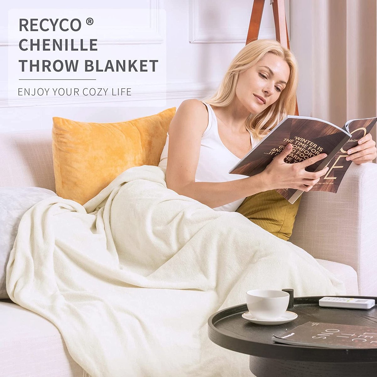 FleeceBlanket- Warme Deken van Reistextiel Fleece Huis en TuinVerhoog