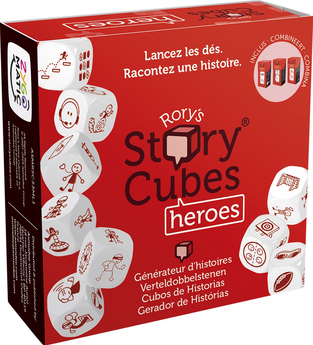 Rory's Story Cubes Heroes - Dobbelspel