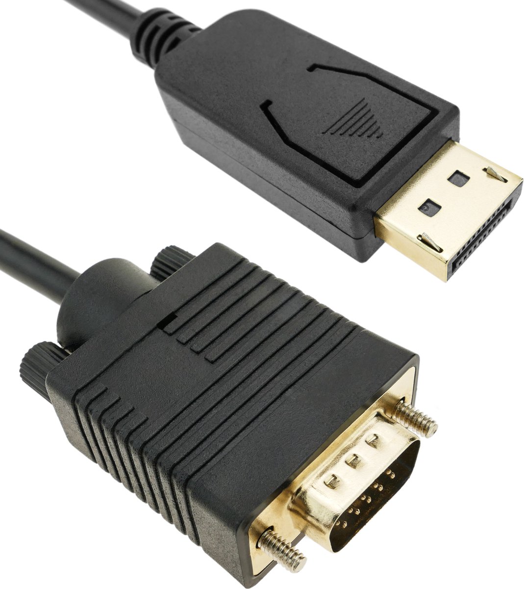 BeMatik - DisplayPort kabel mannelijk naar VGA mannelijk 5 m