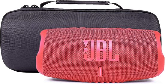 Hard Travel Protection Case Case Cover geschikt voor JBL Charge 4 / JBL Charge 5 draagbare Bluetooth luidspreker (Black Case / Binnen Red) Let op: alleen de beschermhoes van Merkloos — afbeelding 5