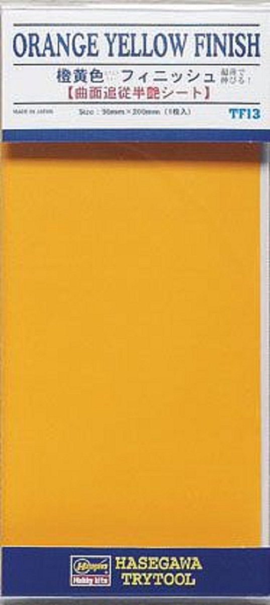Hasegawa 71813 TF13 Orange Yellow Finish Foil 90x200mm Folie