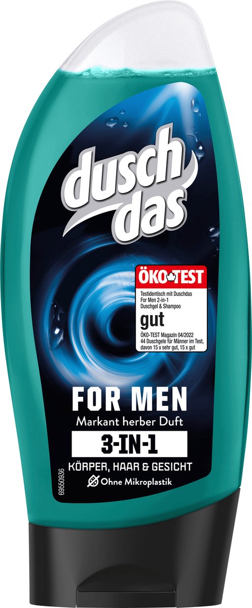 Duschdas Shower Gel & Shampoo 2 in 1 For Men 250 ml