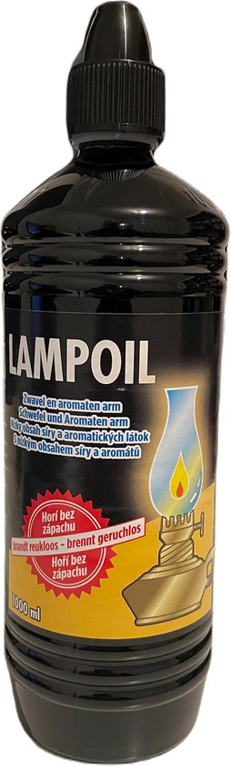 Lampolie geurloos - voor binnen - 1000 ml - lampenolie