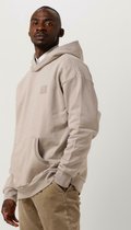Colourful rebel Uni Patch Dropped Shoulder Hoodie Pulls & Gilets - Beige