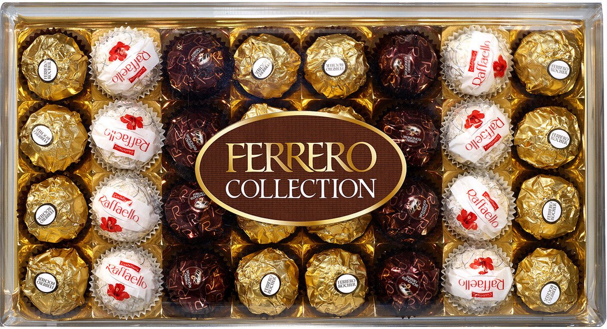 XL Ferrero Rocher 30 pcs / 375g Ferrero Chocolat Cadeau Chocolat de Luxe |  bol.com