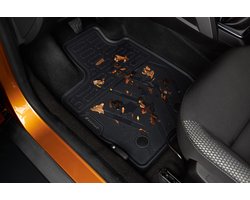 Rubber Automatten geschikt voor Audi A1 8X - Bouwjaar: 2010-2018 - Originele pasvorm - 4-delig