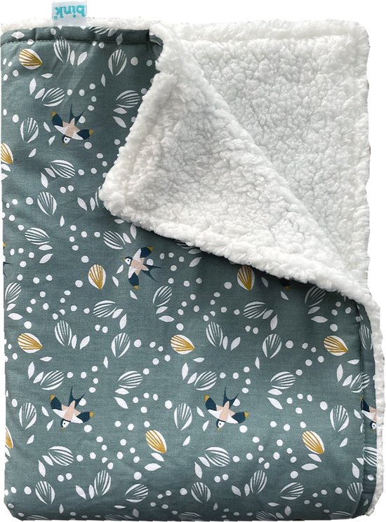 Coperta Peluche Baby Herding - Microfibra Soft, Amici Del Bosco, 75x100 Cm, Lavabile 40°C - Foto 2