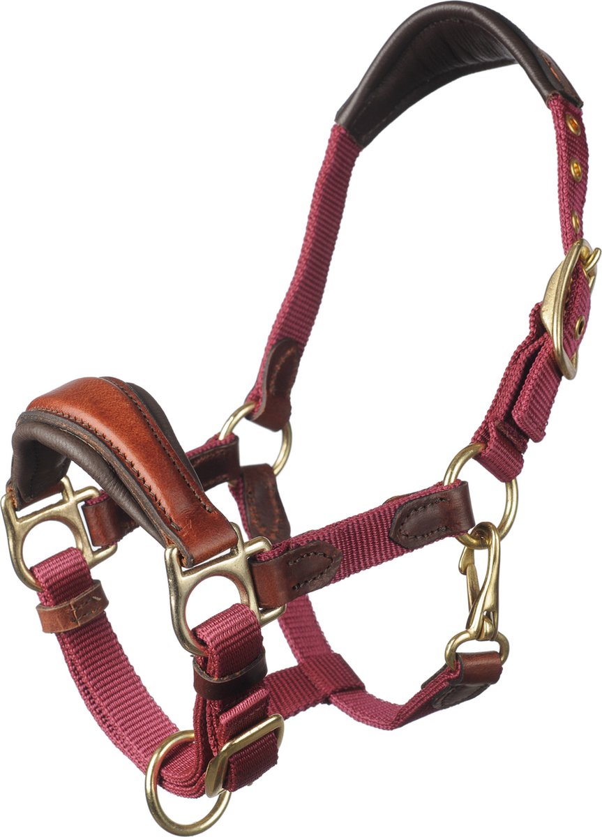 MHS Combi Halster Design Full Bruin / Rood