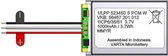 Varta 1/LPP 523450 S PCM W Pile rechargeable spéciale prismatique avec câble LiPo 3.7 V 1000 mAh