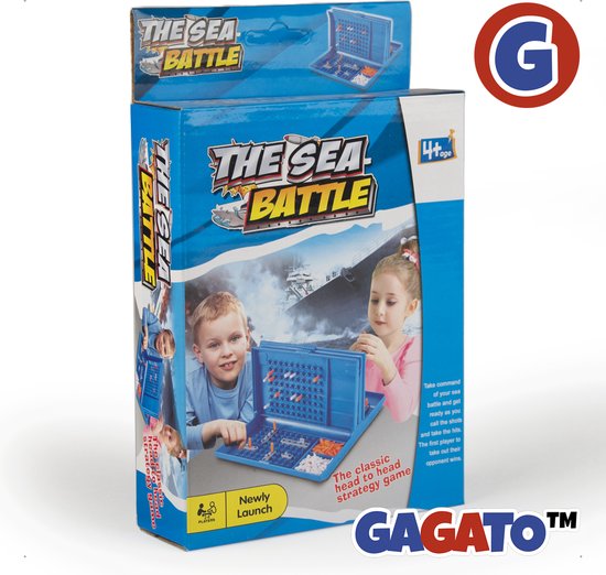 The Sea Battle Game - Zeeslag - Battleship - Gezelschapsspel - Actiespel - Reisspel - Speelgoed voor binnen - vanaf 6 jaar