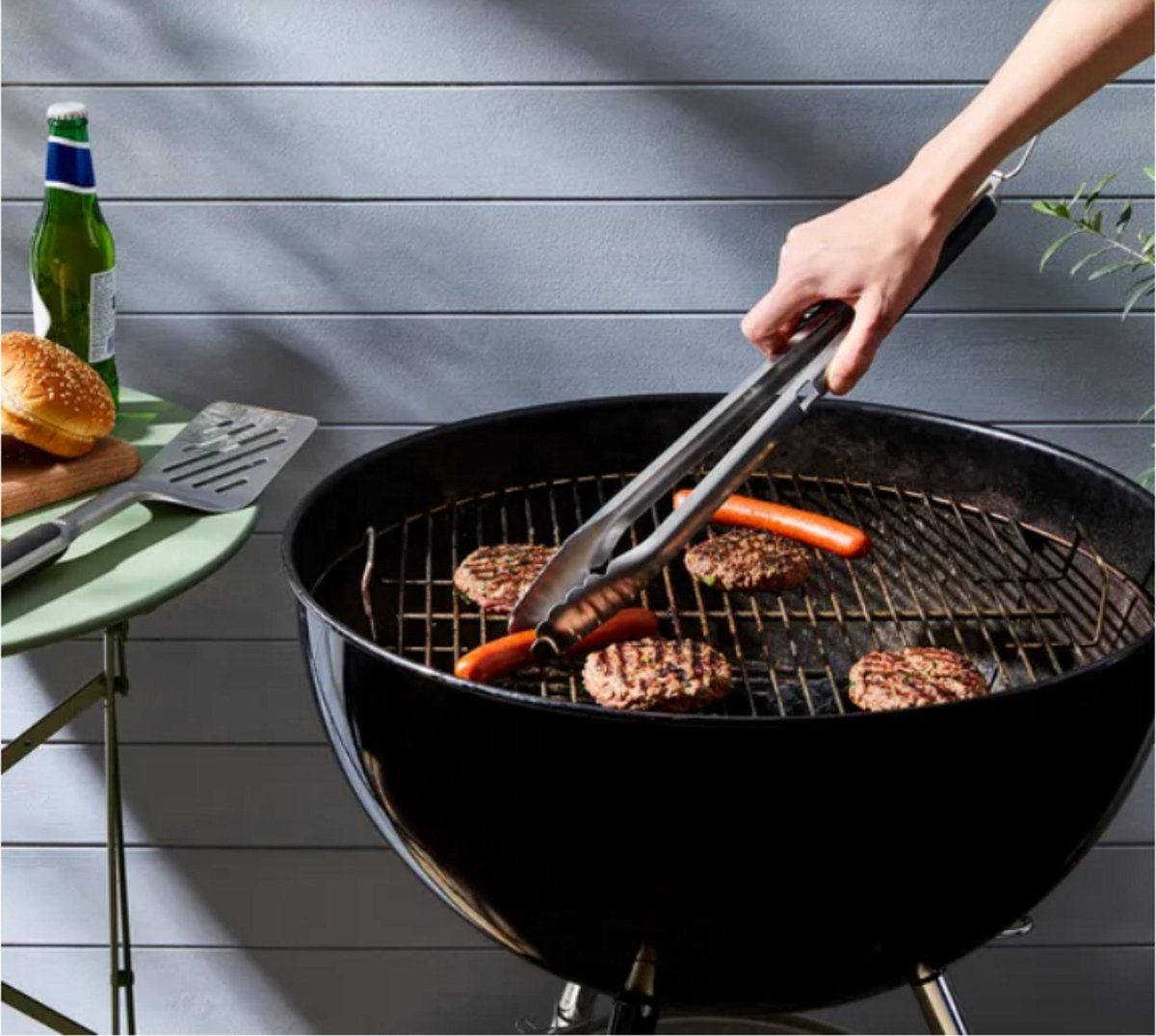 Premium BBQ Tang Prof- Lange BBQ Tang - RVS - Top Product | bol.com