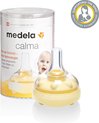 Medela Calma BPA-vrije speen - voor de hele borstvoedingsperiode - ontworpen om het natuurlijke voedingsgedrag van de baby te ondersteunen Merk: Medela