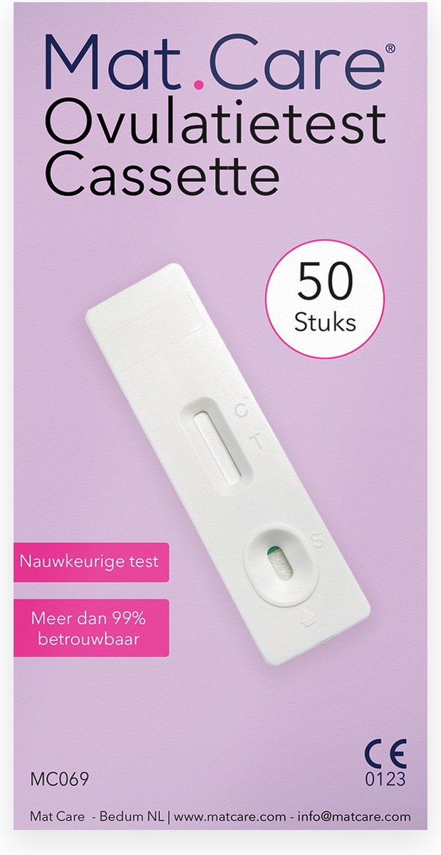 Goedkoopste Mat Care Ovulatietest cassette XXL pack 50 stuks