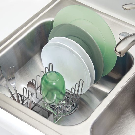 Egouttoir à vaisselle compact - 12 assiettes et couverts - ON RANGE TOUT