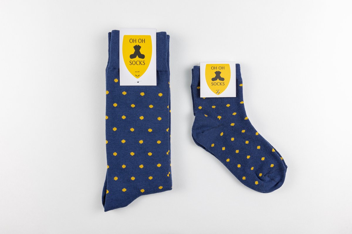 Oh Oh Socks - Starry Blue - Junior&Senior