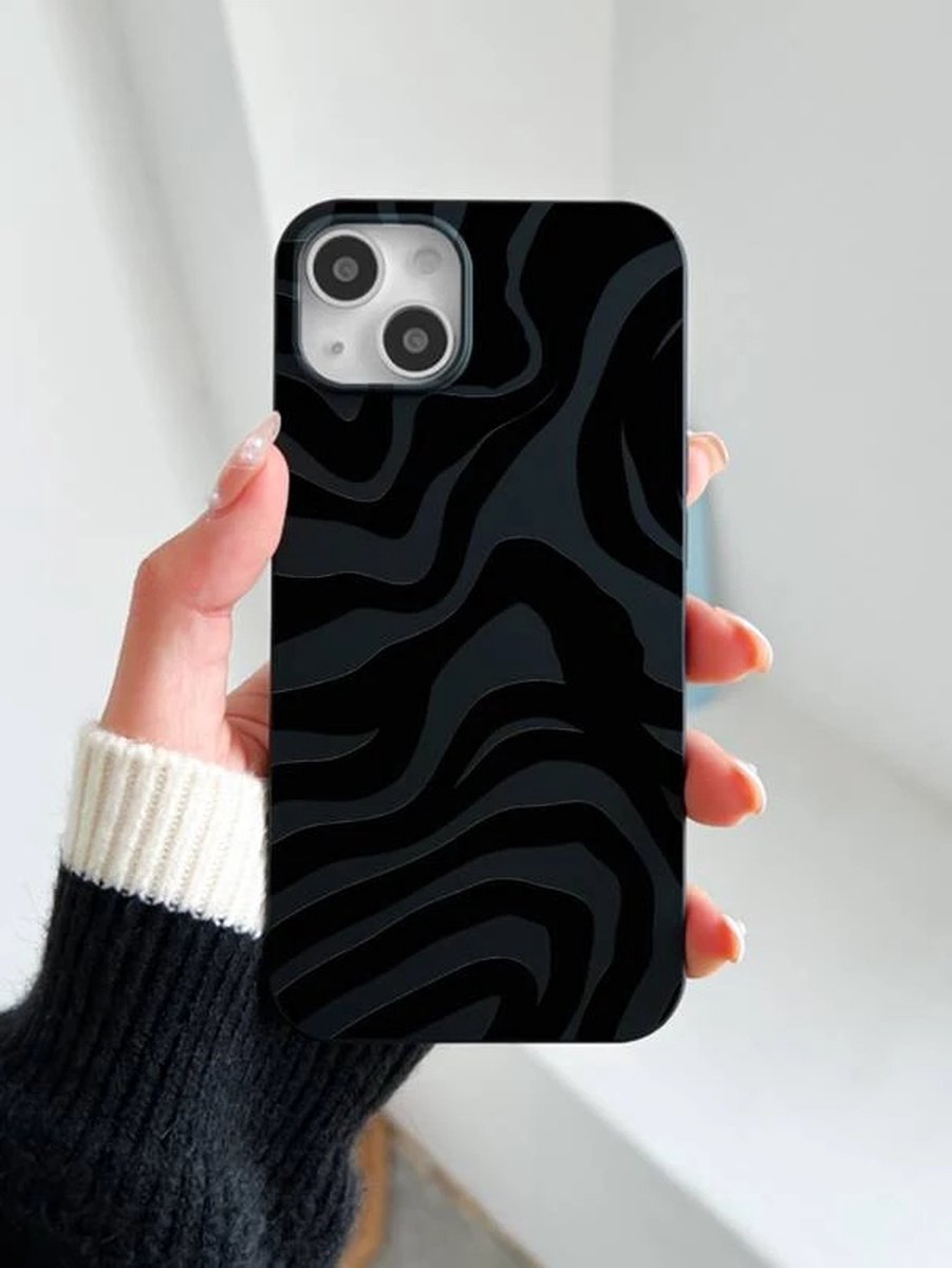 Hoesje Swirl Zwart iPhone 12Pro