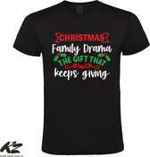 Klere-Zooi - Christmas Family Drama - Heren T-Shirt - XL