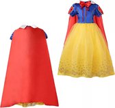 Mooie meisjes jurk prinses jurk sneeuwwitje maat 116/122 verkleedjurk
