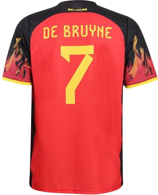 Belgie Voetbalshirt De Bruyne Thuis - 2022-2024 - Voetbalshirts Kinderen -  Jongens en... | bol.