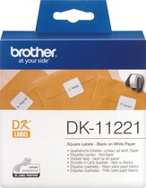 Brother Étiquettes papier carrées