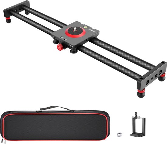 NEEWER Dolly Deslizante para Cámara con Cabezal Bola y Abrazadera para Teléfono, Patinador NEEWER Dolly Deslizante para Cámara con Cabezal Bola y Abrazadera para Teléfono, Patinador