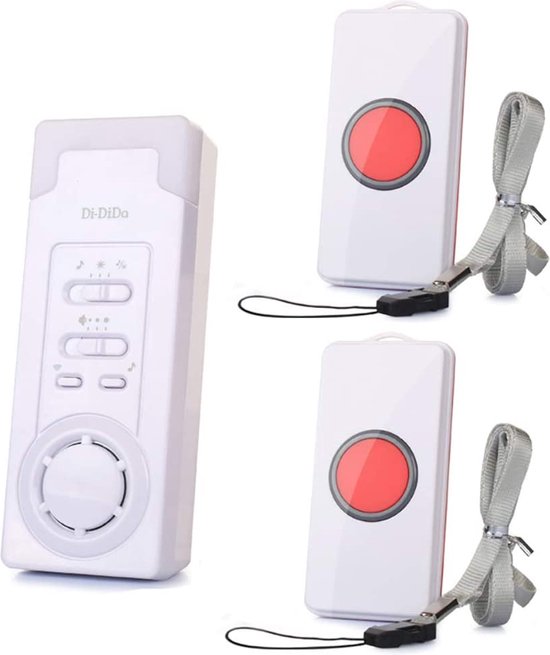 Foto: Emergency call button noodoproepknop voor senioren paniekknop verpleging senioren draadloos