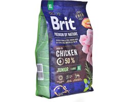 Brit Premium by Nature XL JUNIOR Droog hondenvoer Kip 3 kg